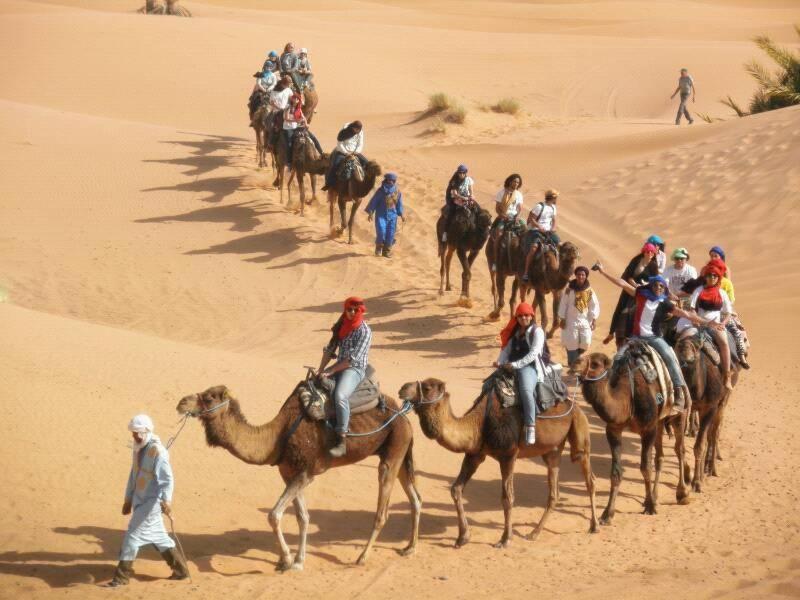 Hotel Carrefour Des Nomades M'Hamid Bagian luar foto