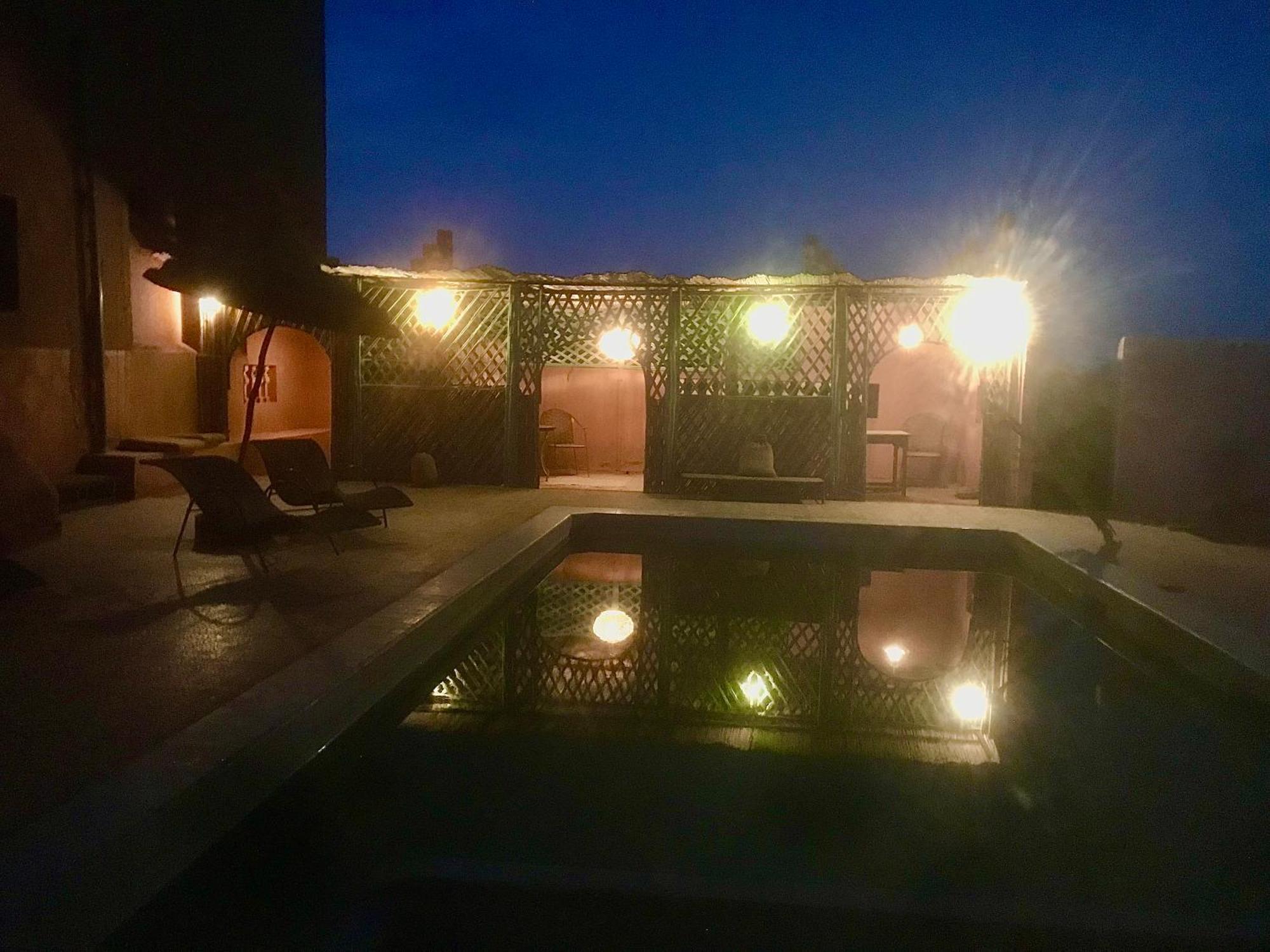Hotel Carrefour Des Nomades M'Hamid Bagian luar foto